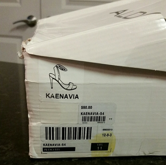 NEW Aldo KAENAVIA Sandal (Fuchsia/Orange Suede) - Picture 5 of 5